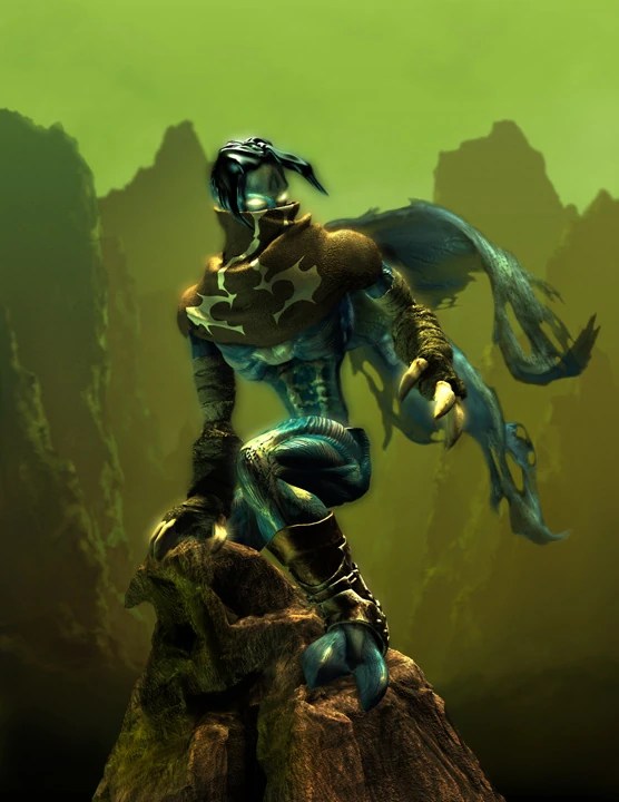 Raziel_on_rock