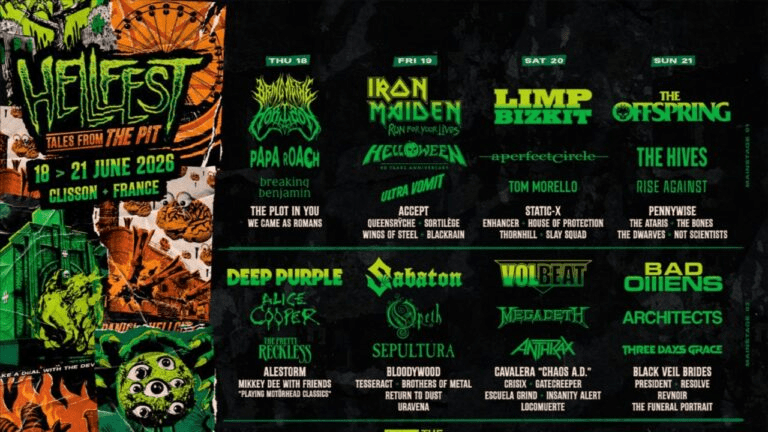 Hellfest 2026 : Découvrez la programmation complète du&nbsp;festival